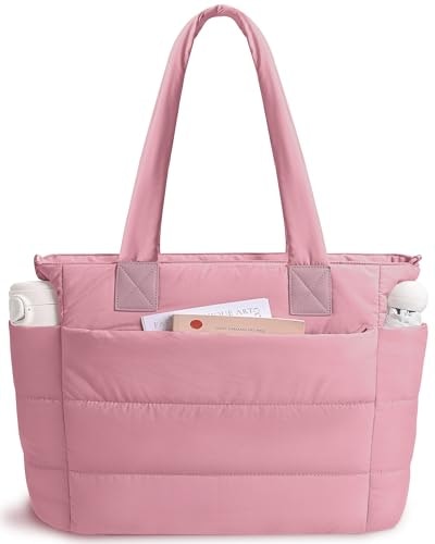 Puffer Quilted Tote Bag: $21.24 Puffer Quilted Tote Bag: $21.24