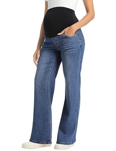V Vocni Straight Leg Maternity Jeans: $30.68