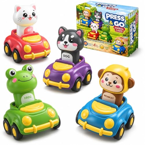 Press to Go Animal Car Toys 4-Pack: $15.29 Press to Go Animal Car Toys 4-Pack: $15.29