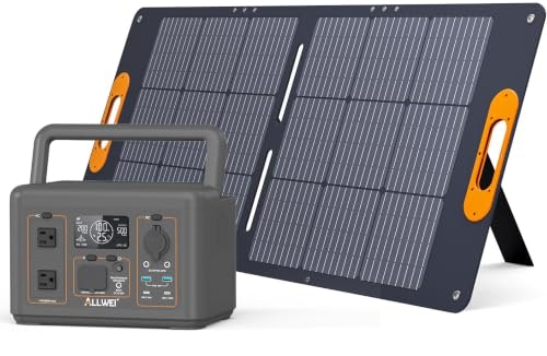 Allwei 500W Solar Generator with 100W Solar Panel and 512Wh LiFePO4 Battery: $339.98 Allwei 500W Solar Generator with 100W Solar Panel and 512Wh LiFePO4 Battery: $339.98