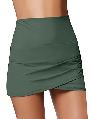 Grapent Women's High-Waist Tulip Hem Swim Skirt: $19.54 Grapent Women's High-Waist Tulip Hem Swim Skirt: $19.54
