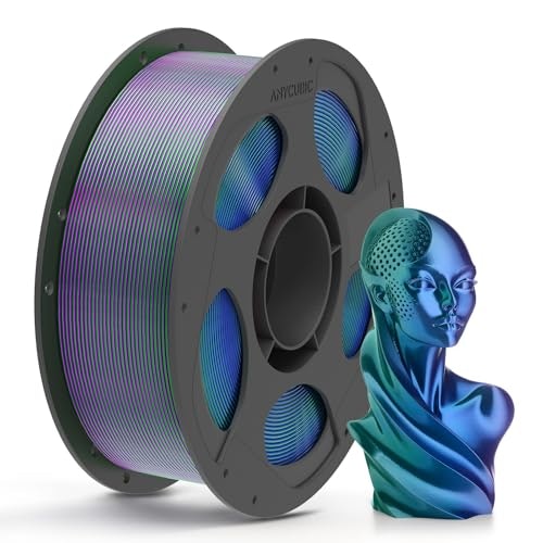 Anycubic 1kg Silk Tri-Color PLA 3D Printer Filament: $19.99