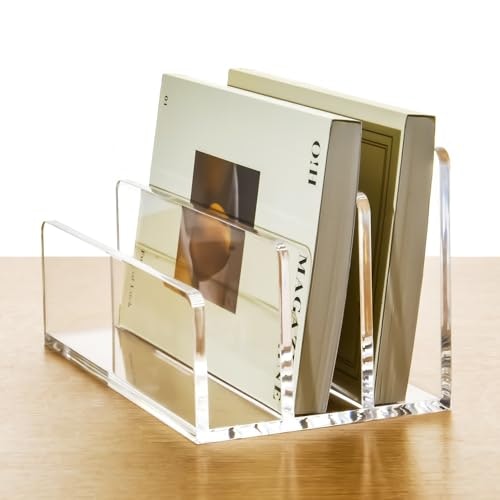 Aimolly 3-Compartment Acrylic Mail Holder: $14.44