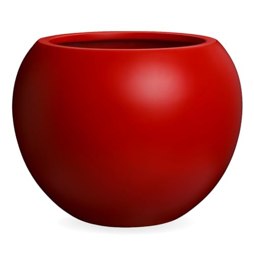 Kute Nest 12-Inch Fiberstone Round Patio Planter: $28.50