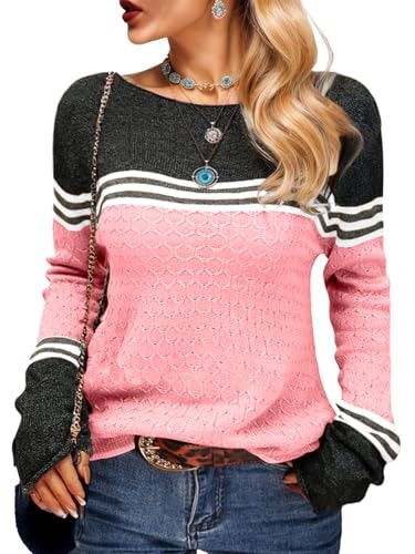 Women's Lightweight Crew Neck Pullover Sweater: $14.23