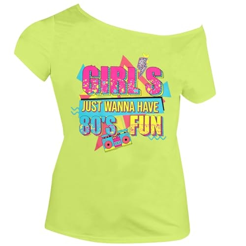 Women's 1980s Disco Off-Shoulder Top: $17.09 Women's 1980s Disco Off-Shoulder Top: $17.09