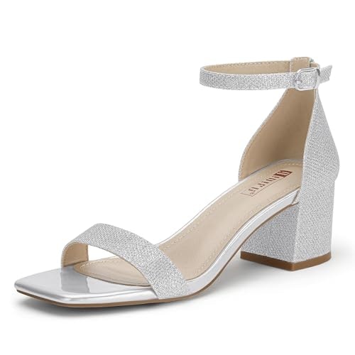 Idifu Low Block Heel Sandals: $28.98