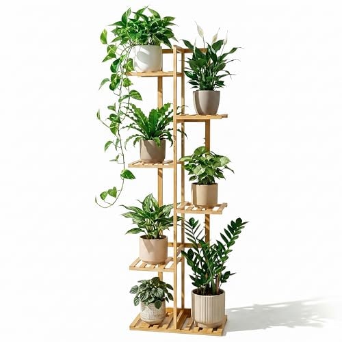 Rossny 48-Inch 6-Tier Bamboo Plant Stand: $26.34 Rossny 48-Inch 6-Tier Bamboo Plant Stand: $26.34