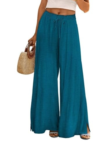 Yesno Women's Wide Leg Drawstring Lounge Pants: $19.99 Yesno Women's Wide Leg Drawstring Lounge Pants: $19.99