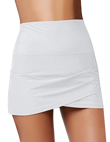 Grapent Women's High Waist Tulip Hem Swim Skirt: $16.99 Grapent Women's High Waist Tulip Hem Swim Skirt: $16.99