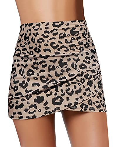 Grapent Women's High Waist Tulip Hem Swim Skirt: $19.54