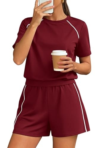 Prettygarden Women's 2-Piece Casual Summer Short Set: $31.19 Prettygarden Women's 2-Piece Casual Summer Short Set: $31.19