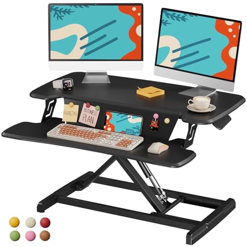 Joy Worker 32-Inch Standing Desk Converter: $111.98 Joy Worker 32-Inch Standing Desk Converter: $111.98