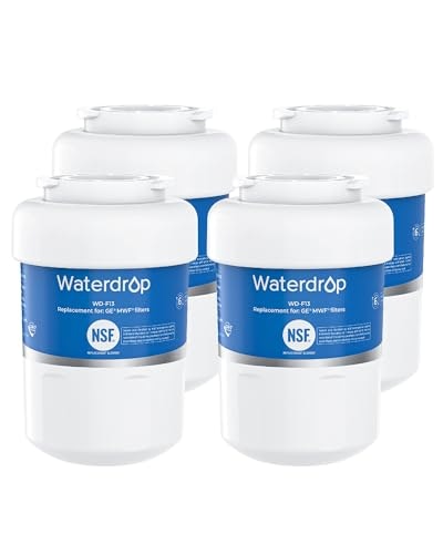 Waterdrop Replacement Refrigerator Water Filter for GE MWF 4-Pack: $30.99 Waterdrop Replacement Refrigerator Water Filter for GE MWF 4-Pack: $30.99