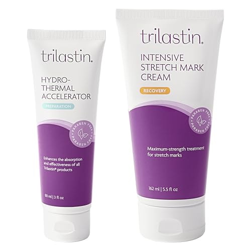 TriLASTIN Stretch Mark Cream and Hydro-Thermal Accelerator 8.5oz Duo: $61.20 TriLASTIN Stretch Mark Cream and Hydro-Thermal Accelerator 8.5oz Duo: $61.20