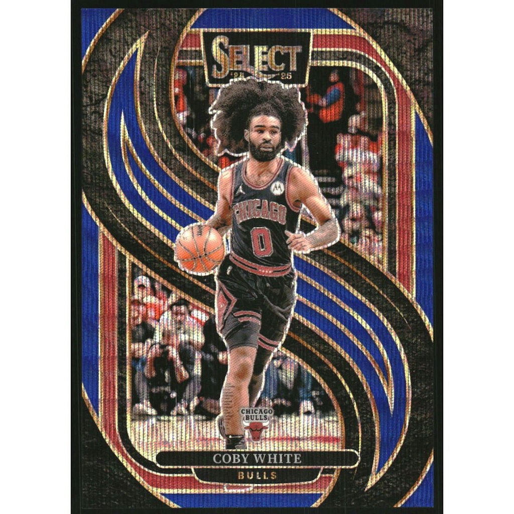 2024-25 Select Blue Wave Prizm Coby White #126 Trading Card: $10