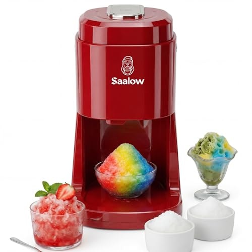 Saalow 135W Electric Shaved Ice Machine 2-Pack: $55.97