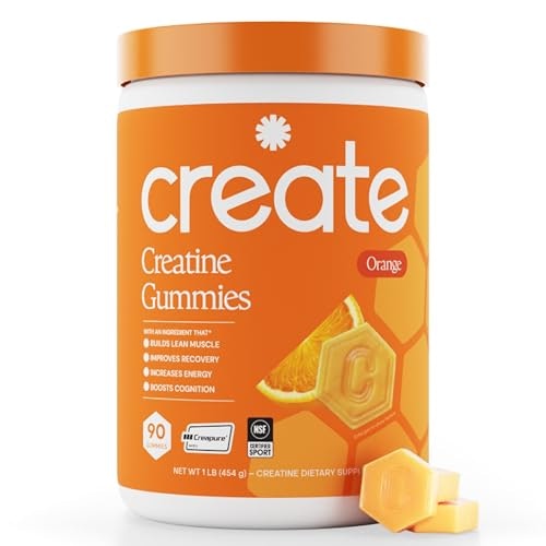 Create Creatine Monohydrate Gummies 1.5g per Gummy: $42.48 Create Creatine Monohydrate Gummies 1.5g per Gummy: $42.48