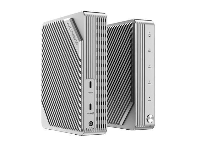 Acasis 4-Bay 40Gbps M.2 NVMe RAID SSD Enclosure: $320 Acasis 4-Bay 40Gbps M.2 NVMe RAID SSD Enclosure: $320