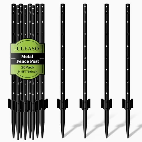 Metal Fence U-Post 5-Foot 5-Pack: $101.98