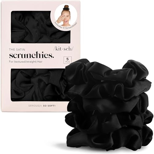 Kitsch Satin Scrunchies 5-Pack: $6.35 Kitsch Satin Scrunchies 5-Pack: $6.35
