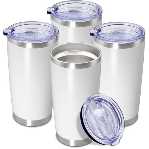 20oz Stainless Steel Insulated Tumbler 4-Pack: $25.98