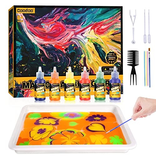Water Marbling Paint Kit for Kids: $13.97
