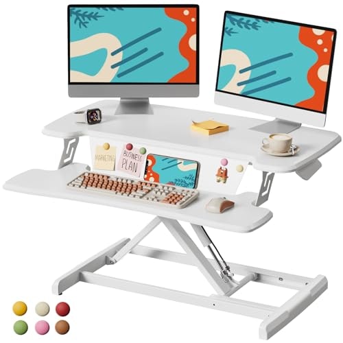 Joy Worker 32-Inch Height Adjustable Standing Desk Converter: $111.99 Joy Worker 32-Inch Height Adjustable Standing Desk Converter: $111.99