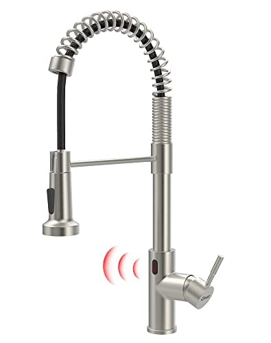 Gimili Touchless Spring Pull-Down Kitchen Faucet: $105.98