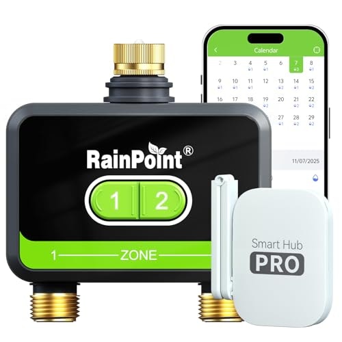 RainPoint WiFi 2-Zone Smart Hose Water Timer: $89.96 RainPoint WiFi 2-Zone Smart Hose Water Timer: $89.96
