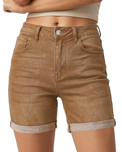 Luvamia Women's 6-Inch Inseam Jean Shorts: $23.79 Luvamia Women's 6-Inch Inseam Jean Shorts: $23.79