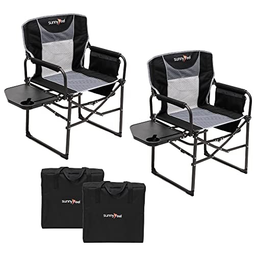 Sunnyfeel Oversized Portable Camping Chair with Side Table: $103.96