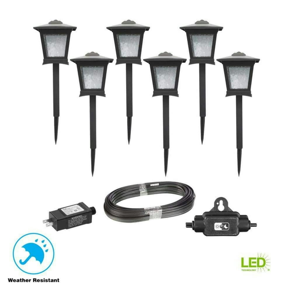 Hampton Bay Miramar Low-Voltage LED Landscape Path Light 6-Pack: $59.99 Hampton Bay Miramar Low-Voltage LED Landscape Path Light 6-Pack: $59.99