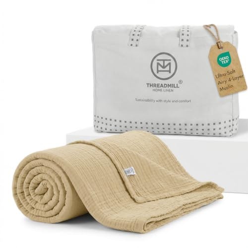 Threadmill Cotton King Muslin Blanket: $44.77 Threadmill Cotton King Muslin Blanket: $44.77