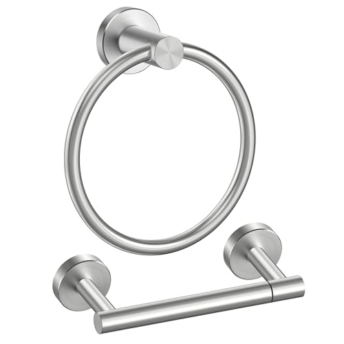 Forious Toilet Paper Holder and Towel Ring Set: $19.98 Forious Toilet Paper Holder and Towel Ring Set: $19.98