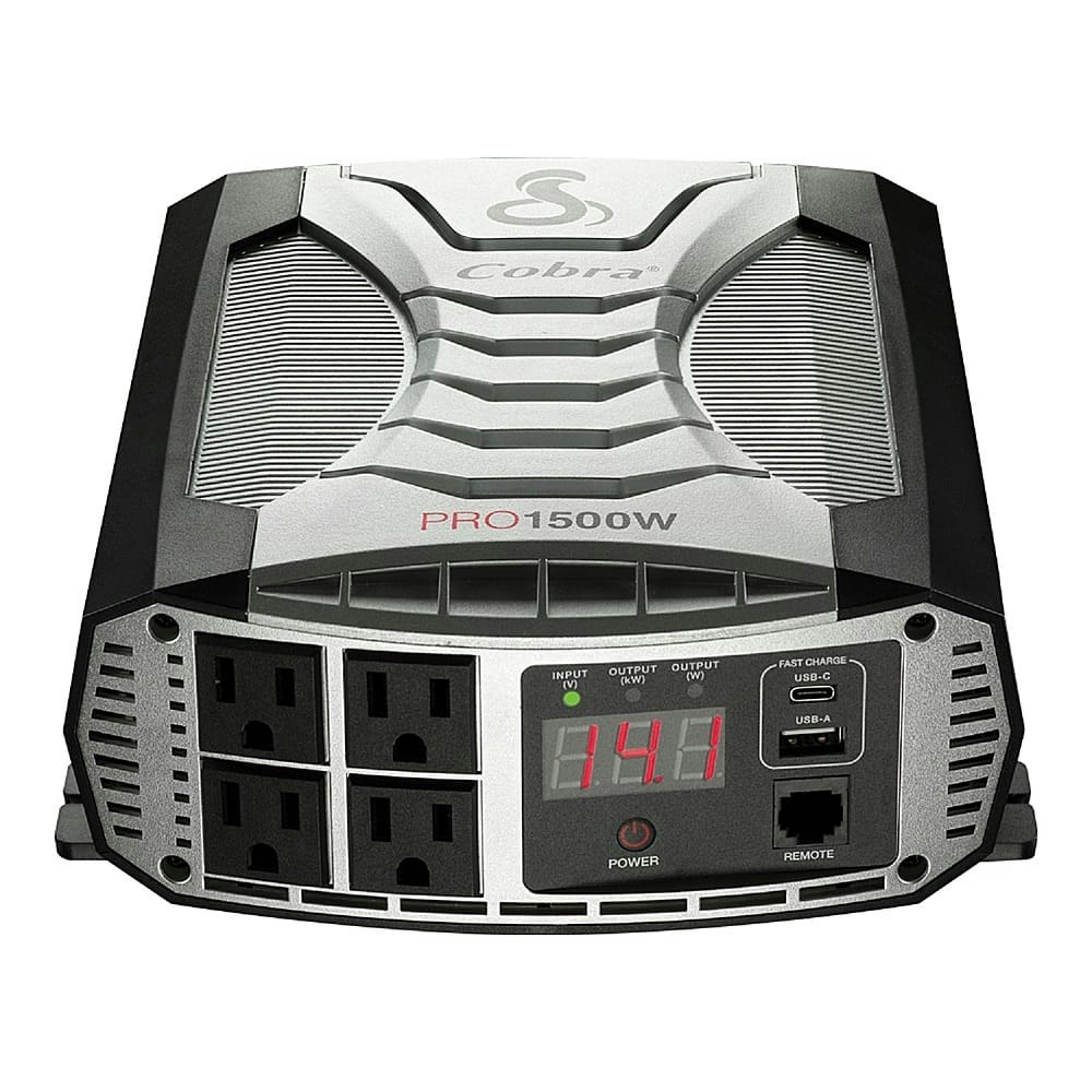 Cobra 1,500W Power Inverter with Fast Charge USB: $199.99 Cobra 1,500W Power Inverter with Fast Charge USB: $199.99