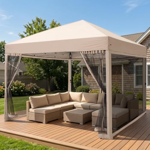 Havzeno 10x10 Pop-Up Canopy with Mosquito Netting: $120.98 Havzeno 10x10 Pop-Up Canopy with Mosquito Netting: $120.98