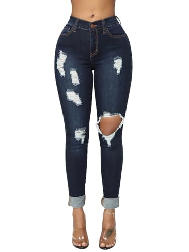 Kunmi Women's High Waisted Skinny Stretch Jeans: $31.44 Kunmi Women's High Waisted Skinny Stretch Jeans: $31.44
