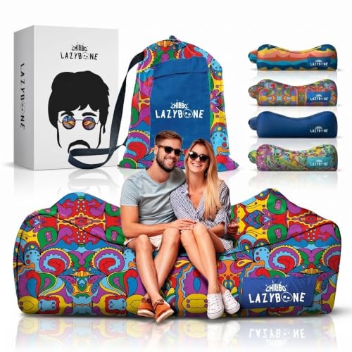 Chillbo LazyBone Inflatable Camping Couch: $79.98