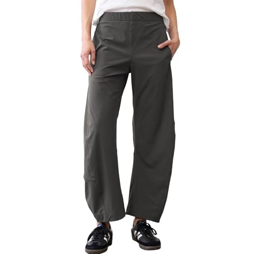 Songling Women's High-Waisted Wide Leg Barrel Pants: $29.69