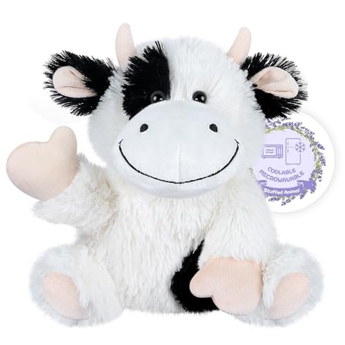 SuzziPals Heatable Dairy Cow Stuffed Animal Heating Pad: $16.99
