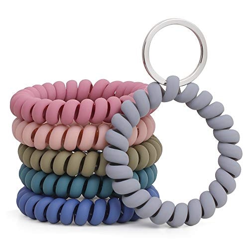 Lgege Stretchable Spiral Wrist Coil Key Chain 6-Pack: $5.93 Lgege Stretchable Spiral Wrist Coil Key Chain 6-Pack: $5.93
