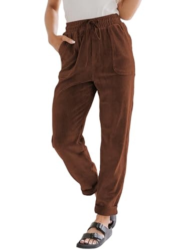 Evaless Women's Straight-Leg Corduroy Pants: $27.98