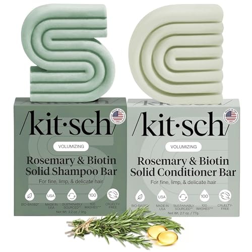Kitsch Rosemary & Biotin Shampoo and Conditioner Set: $22.33 Kitsch Rosemary & Biotin Shampoo and Conditioner Set: $22.33