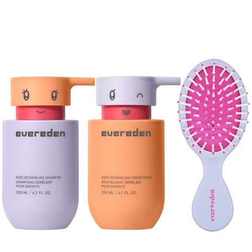 Evereden Kids Shampoo and Conditioner Set with Brush: $48.41 Evereden Kids Shampoo and Conditioner Set with Brush: $48.41