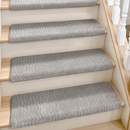 Domnesto Rounded Bullnose Carpet Stair Treads 15-Pack: $246.49 Domnesto Rounded Bullnose Carpet Stair Treads 15-Pack: $246.49