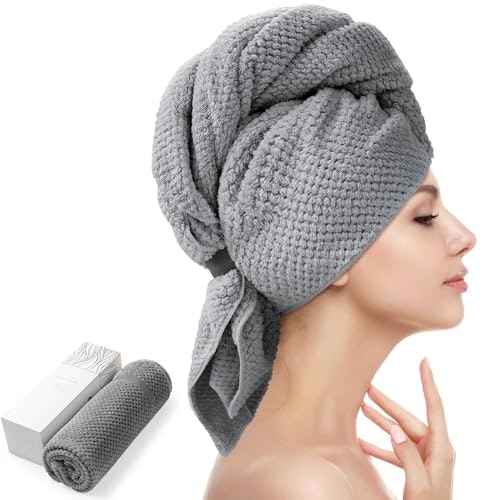 Yfong Large Microfiber Hair Towel Wrap: $9.95 Yfong Large Microfiber Hair Towel Wrap: $9.95