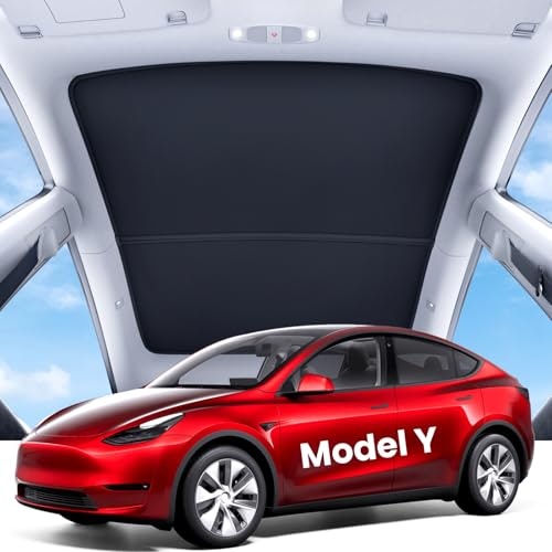 Reevaa Tesla Model Y Sunshade Roof Accessory: $42.47