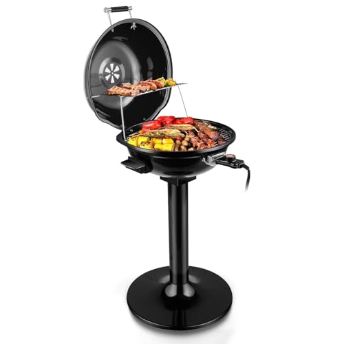 Techwood 1,600W Portable Indoor/Outdoor Electric Grill: $94.04