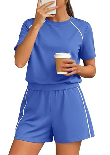 Prettygarden Women's 2-Piece Casual Short Set: $31.19
